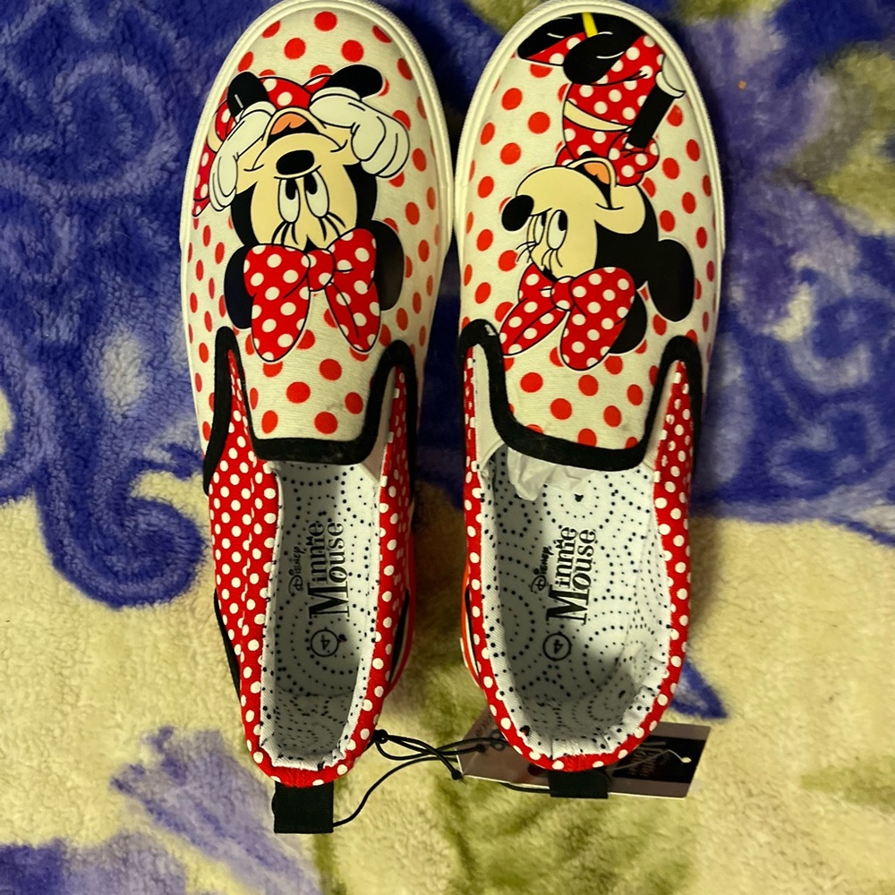 Disney Minnie Mouse Kids Shoes - Red and Black
